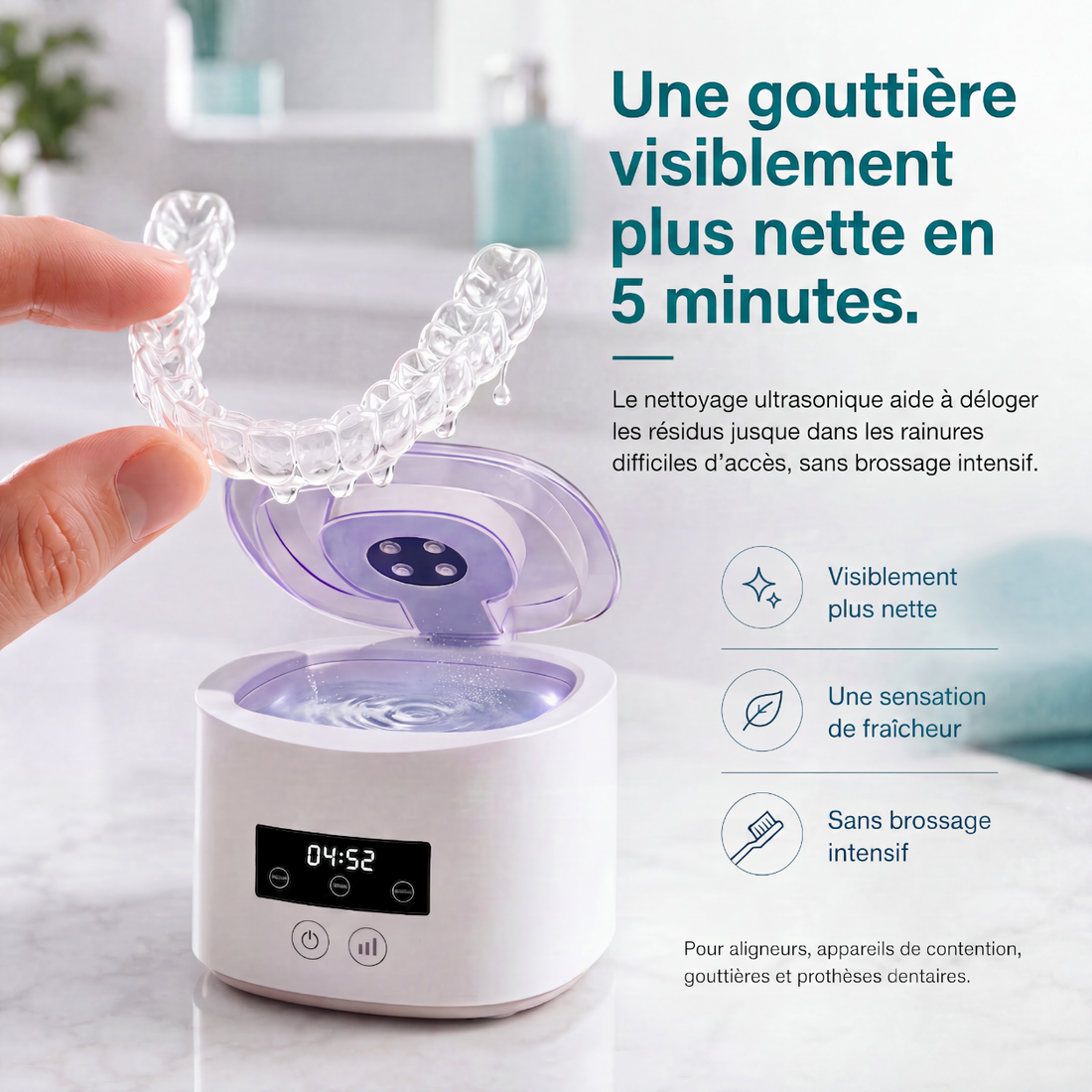 Clariss Pod — Nettoyeur à ultrasons