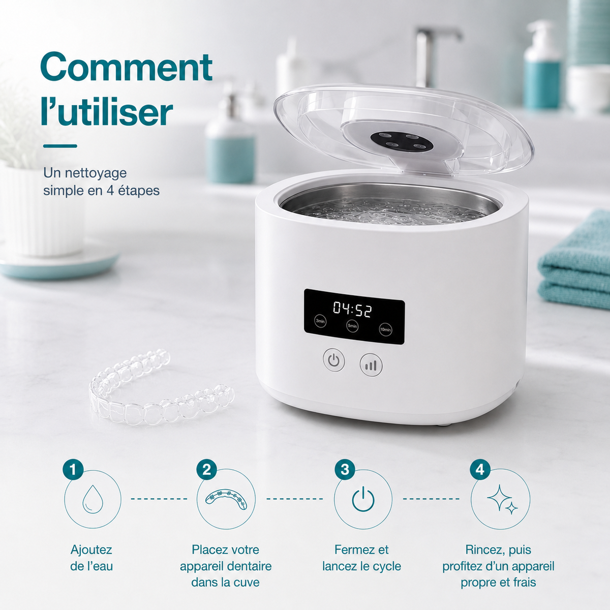 Clariss Pod — Nettoyeur à ultrasons
